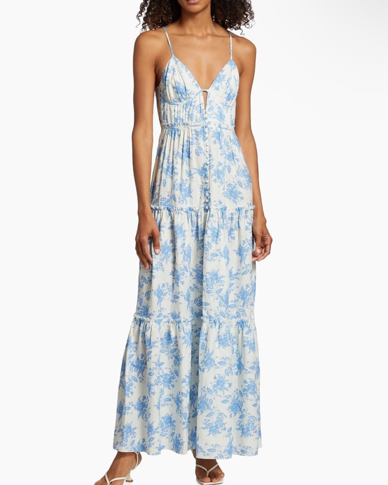 Love Shack Fancy Floral Maxi Dress - Image 3