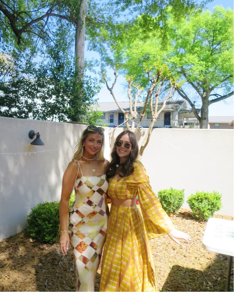 Staud Yellow Plaid Set  - Image 2