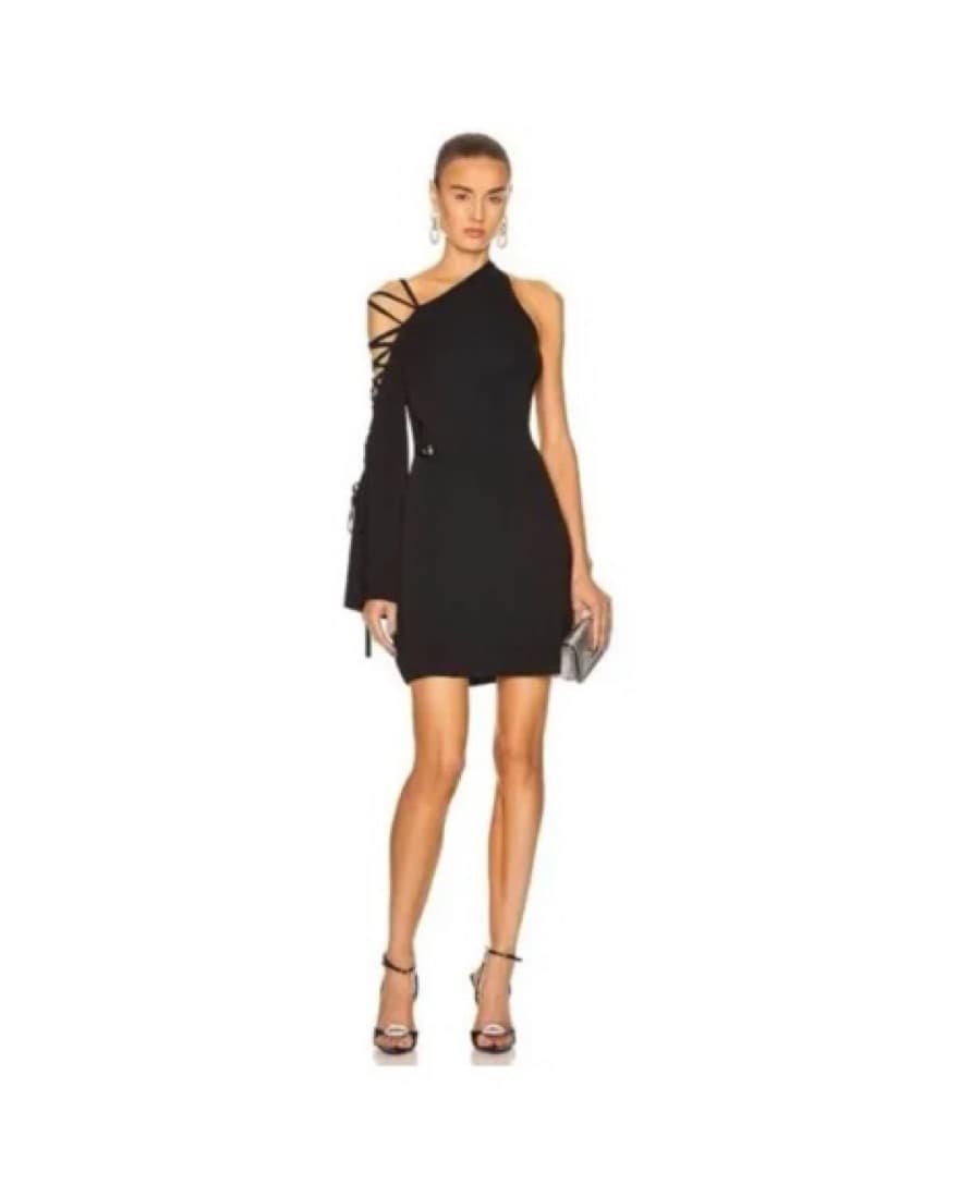 Cult Gaia Nuru Knit Dress Black  - Image 1