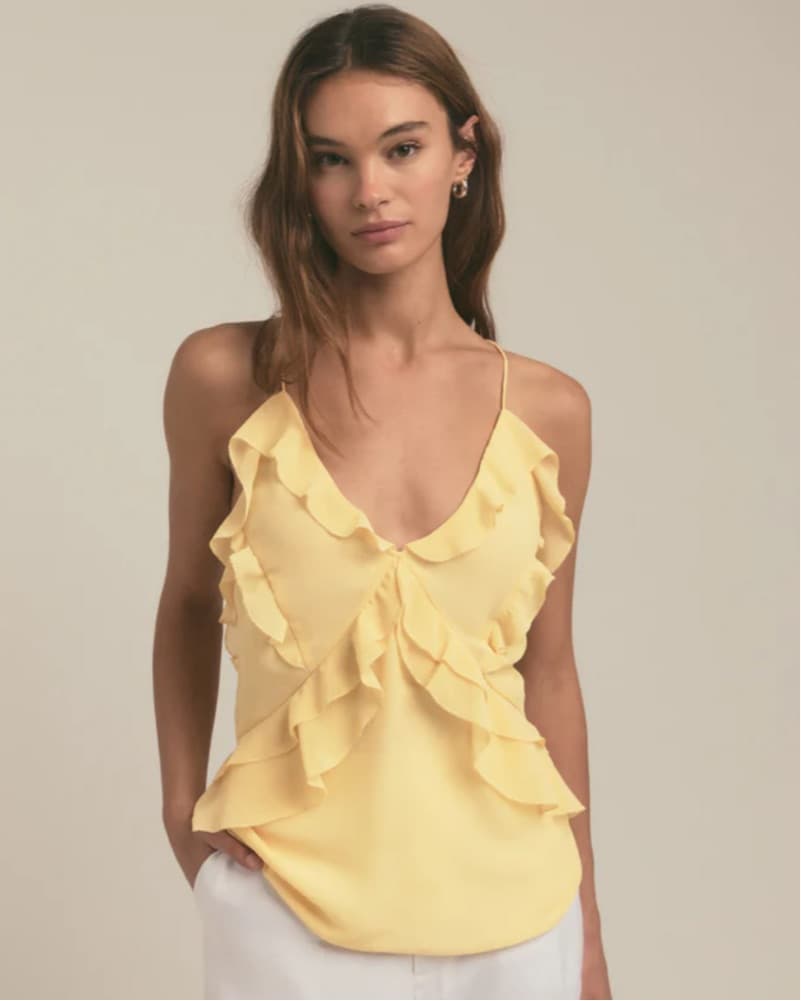 Favorite Daughter Butter Yellow Top - Image 1