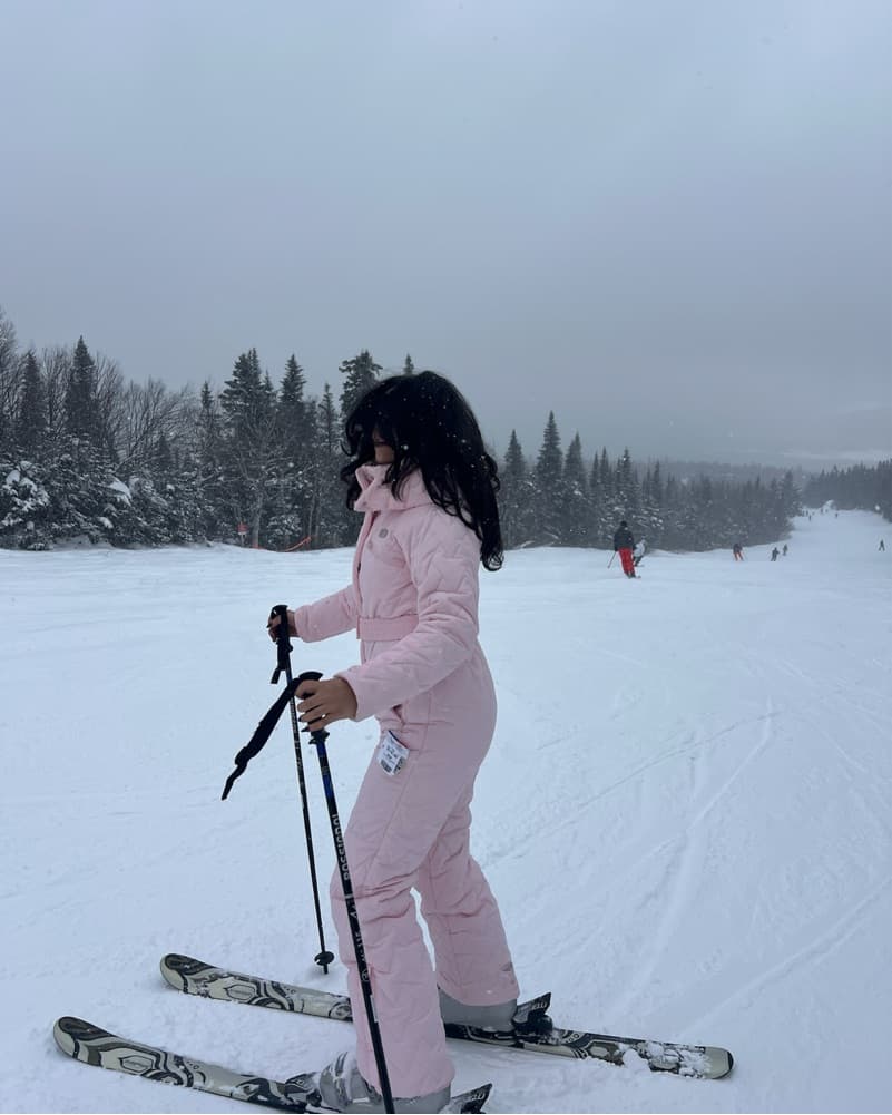 Pink Insulated Ski Jumpsuit - Image 2