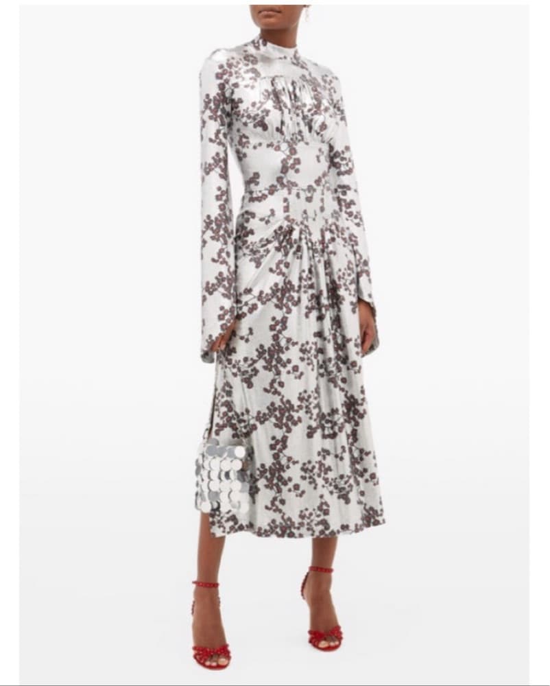 Paco Rabanne Metallic Dress - Image 1