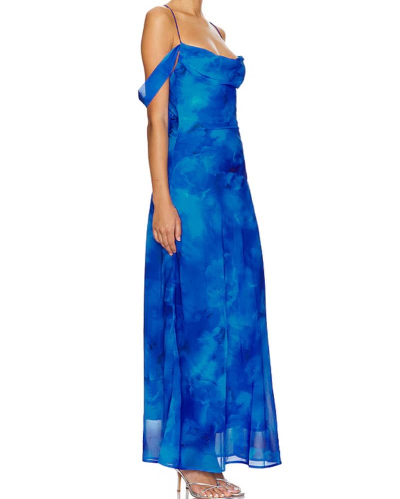 Lavoni Maxi Dress in Ramona Blue - Image 2