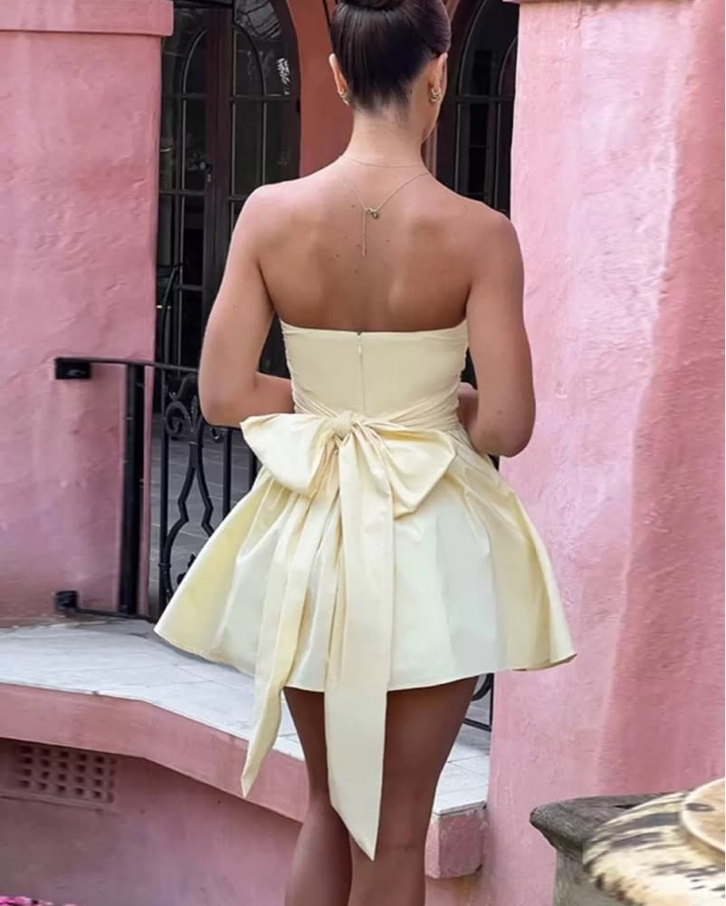 Yellow Summer Dress - Image 2