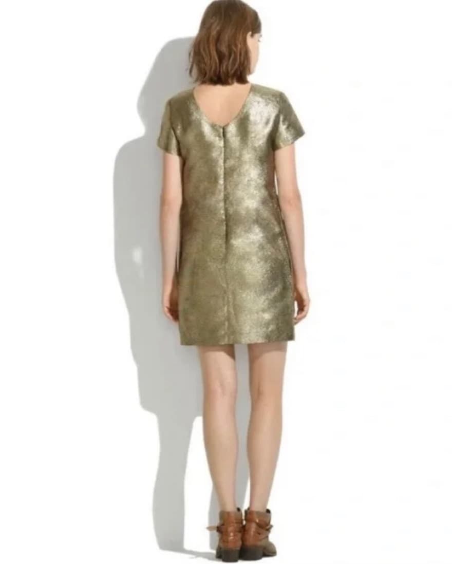 Madewell Metallic Dress - Image 2