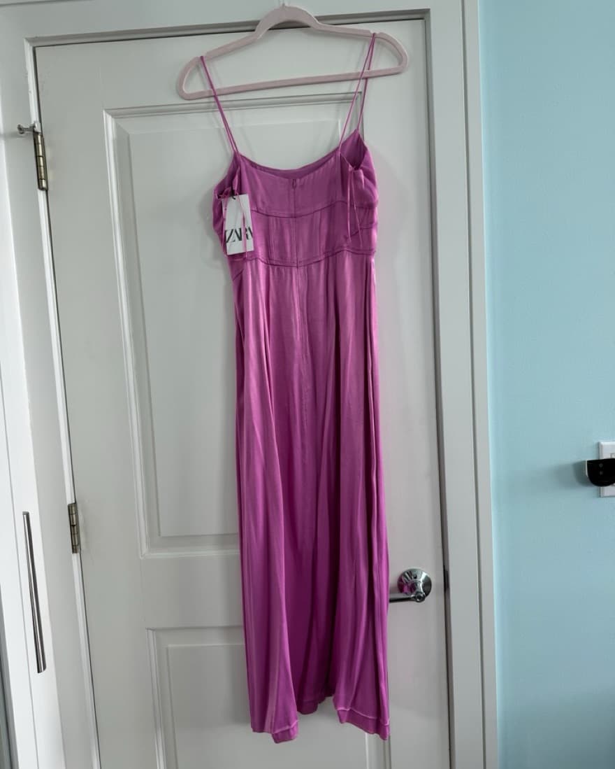 Zara Satin Dress - Image 3