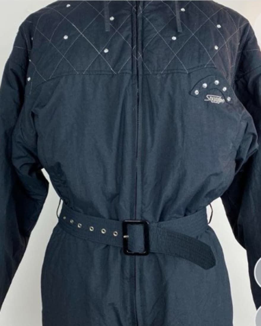 Vintage 80's Snuggler Snowsuit Real Fur - Image 4