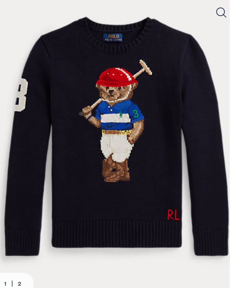 Polo Ralph Lauren Bear Sweater - Image 1