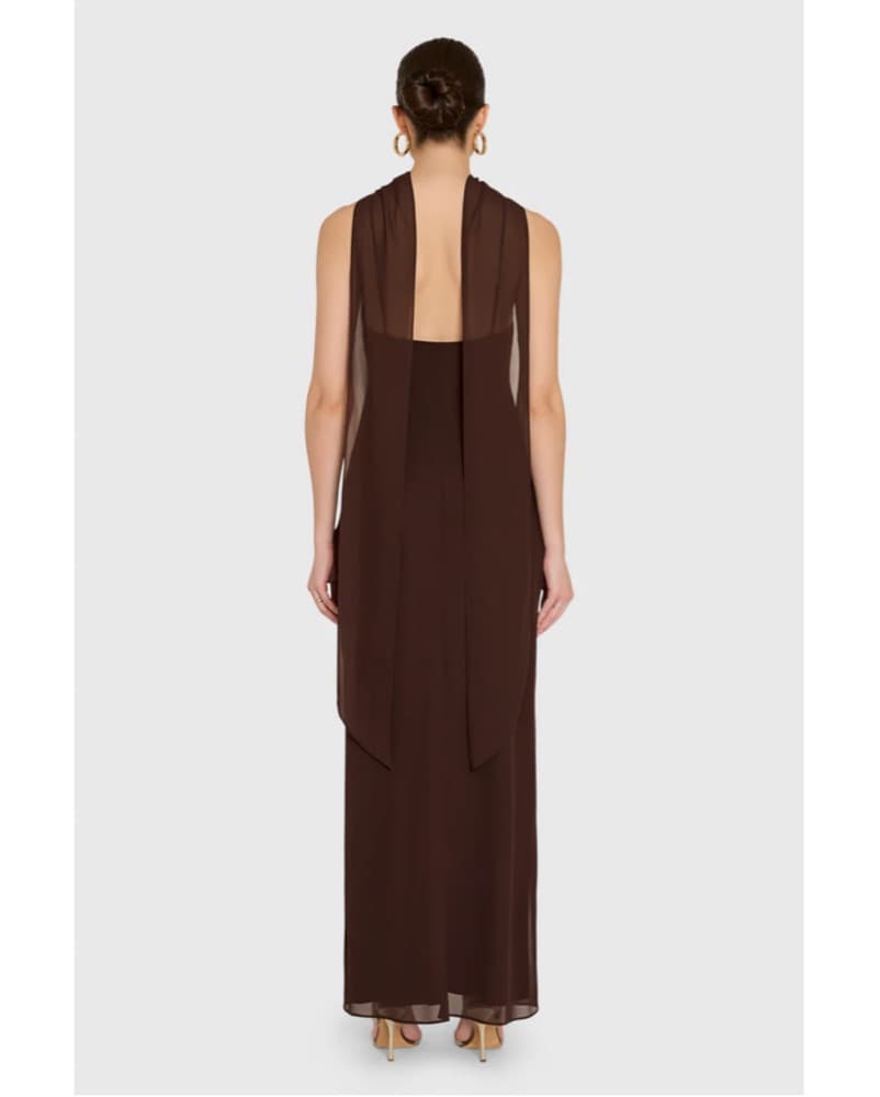 Amanda Uprichard Ashton Gown (Brown) - Image 2
