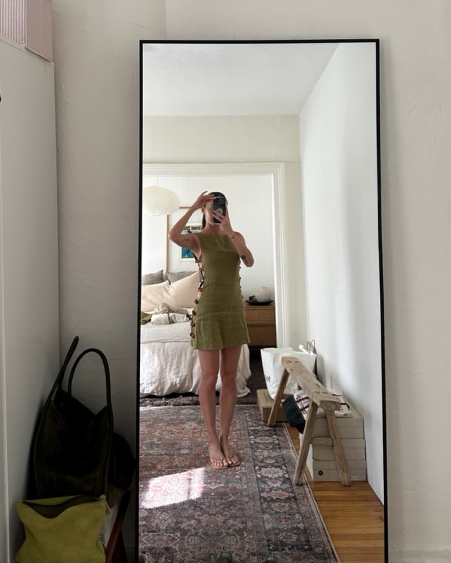Vrg Grl Linen Mini Dress Set - Image 2