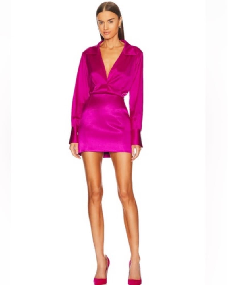 Frame Magenta Femme Skirt Blouse Set - Image 2