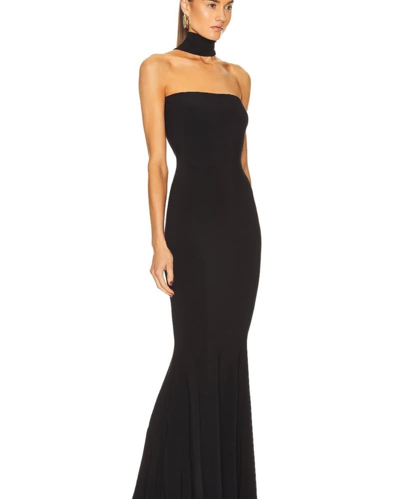 Norma Kamali Sleeveless Turtleneck Dress - Image 1