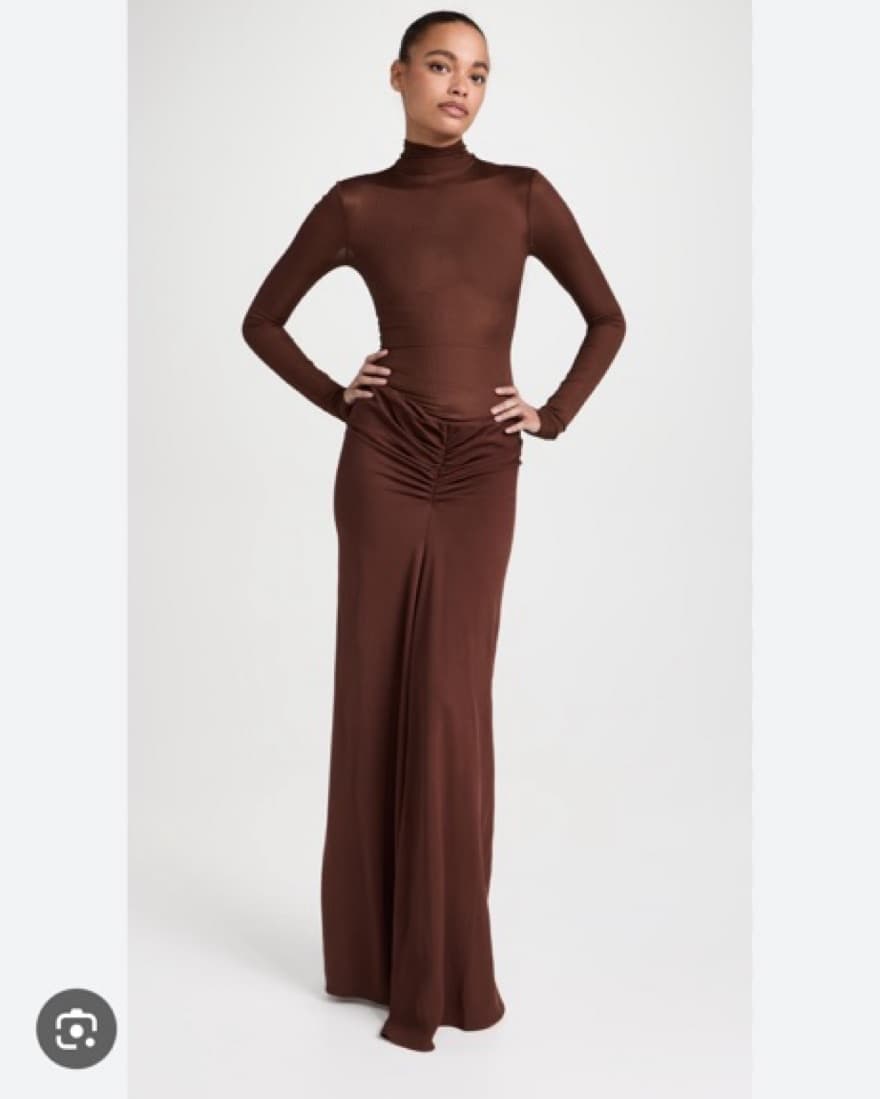 Christopher Esber Brown Maxi Dress - Image 3