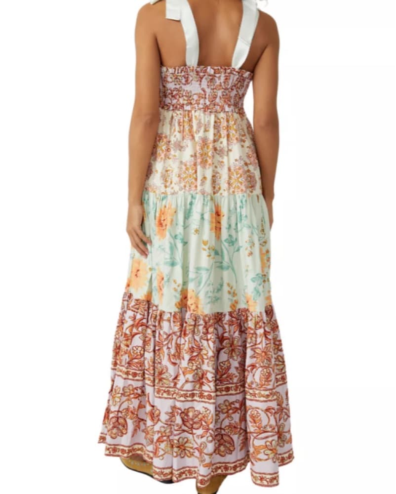 Flowy Floral Patchwork Maxi - Image 2