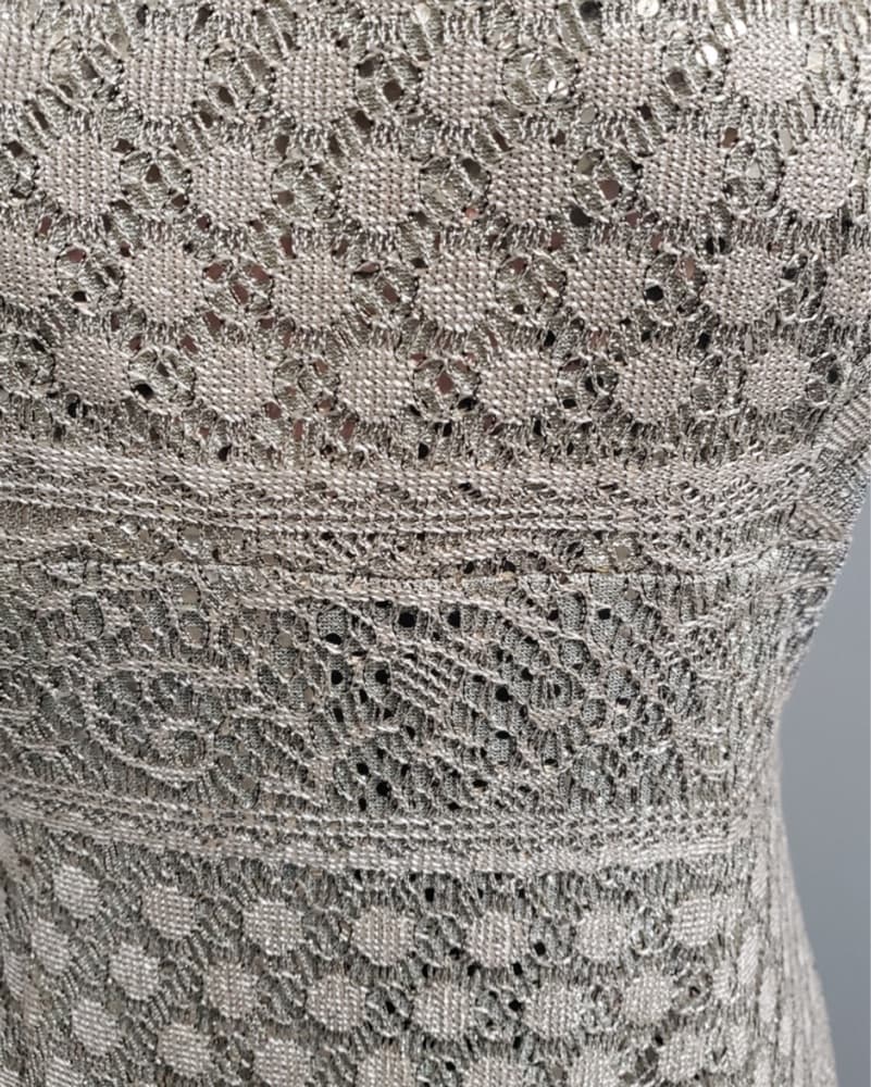 Vintage Intricate Lace Mini Dress - Image 3