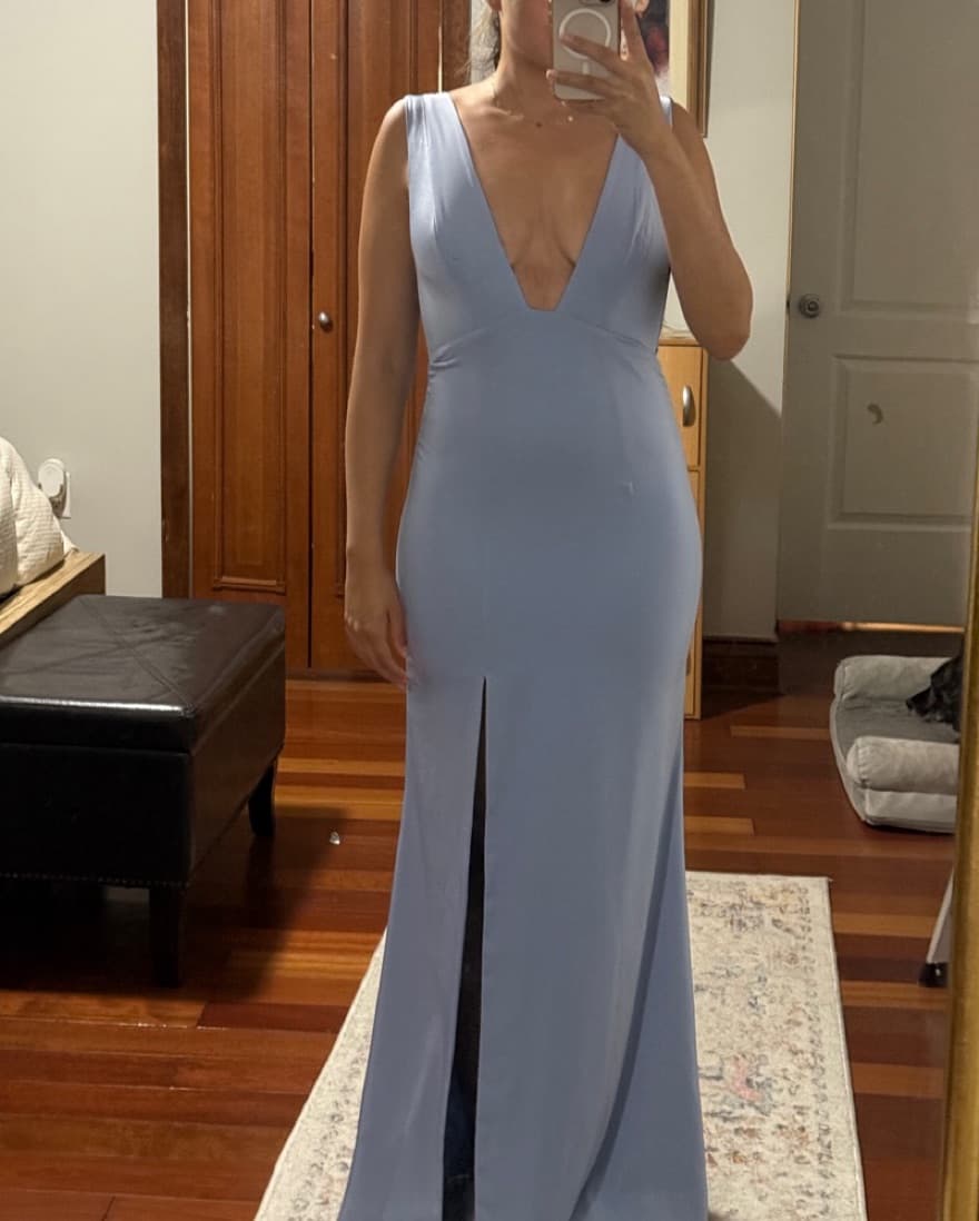 NBD ZEBB BABY BLUE DRESS - Image 5