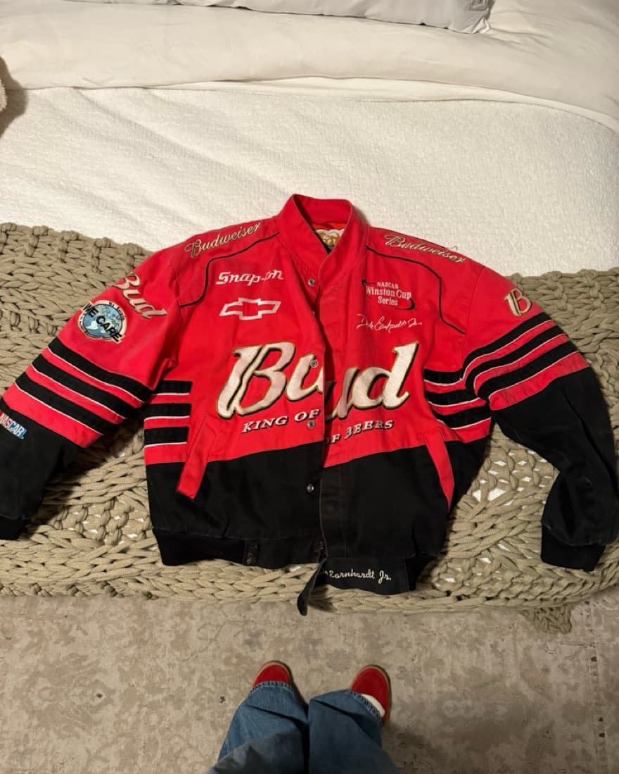Vintage Racer Jacket - Budweiser - Image 1