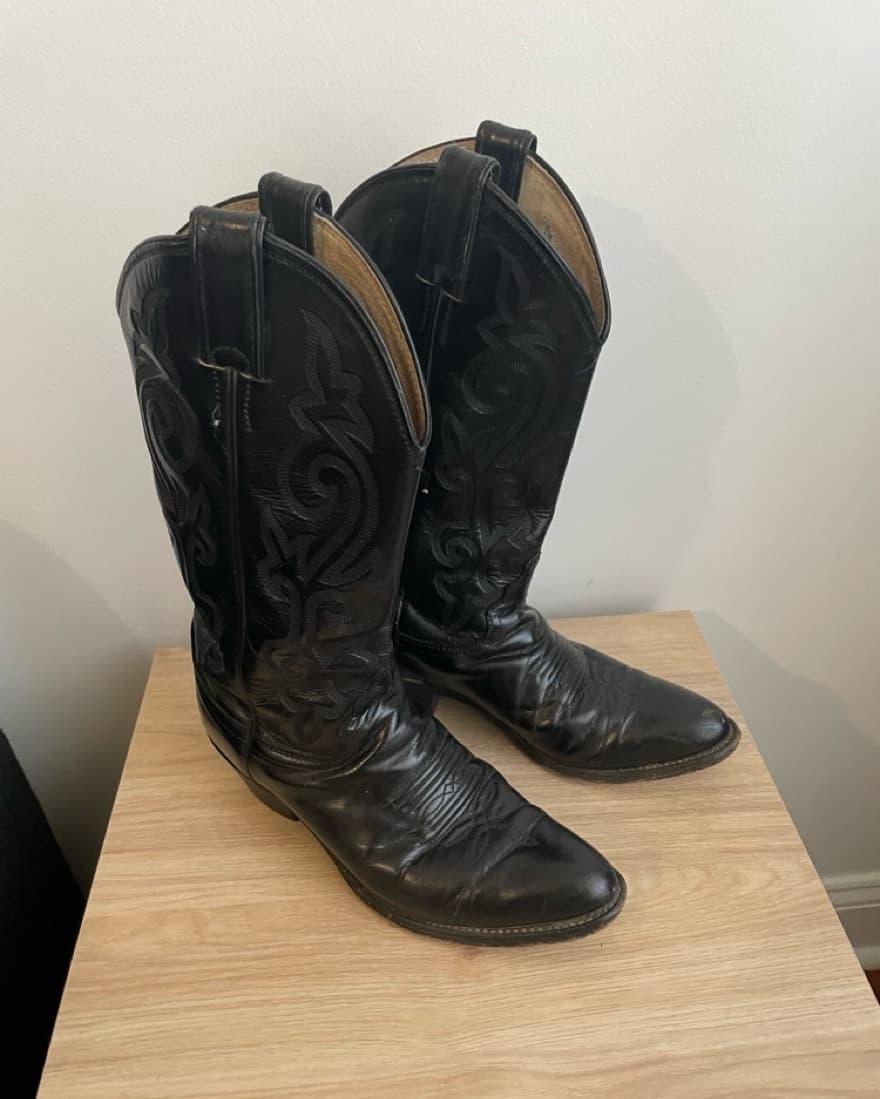 Stunning Black Cowgirl Boots - Image 4