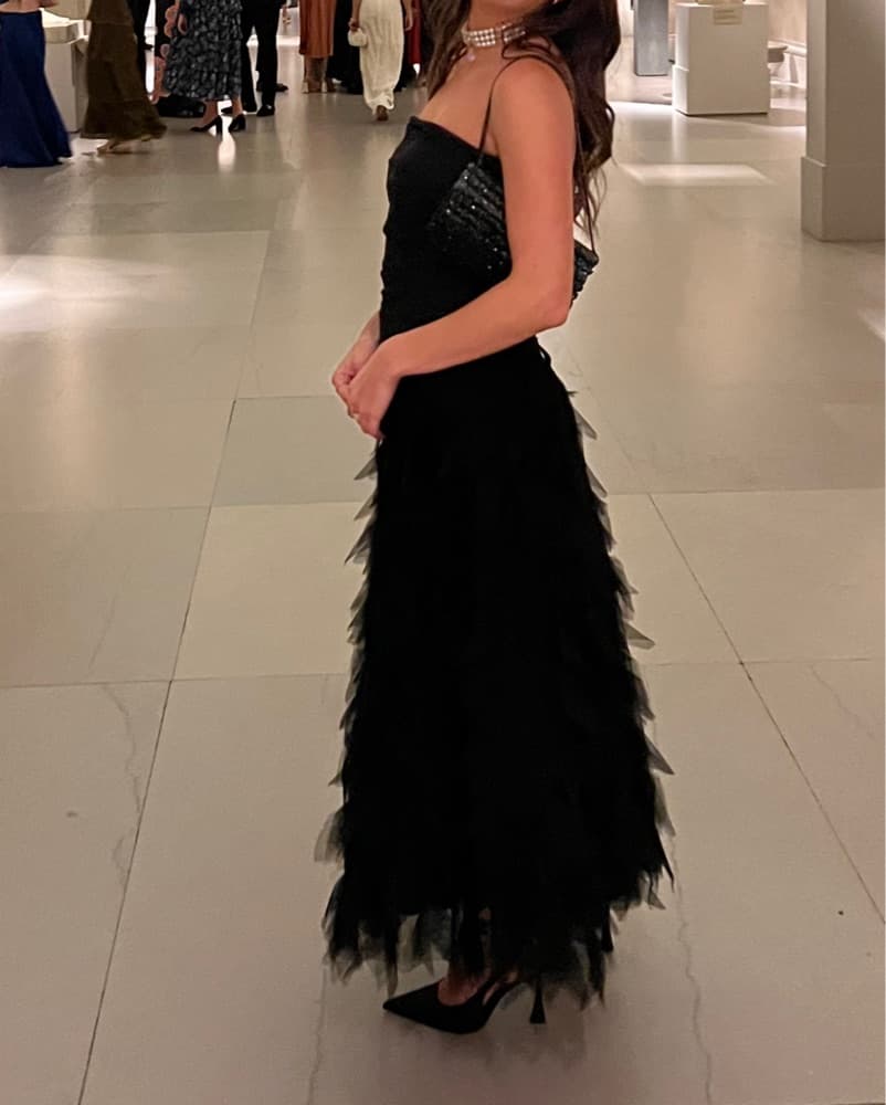 Vintage Black Gown - Image 3