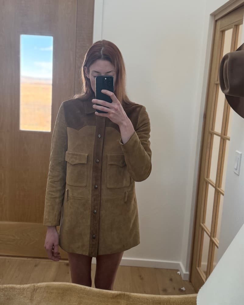 Saint Laurent Suede Jacket  - Image 5