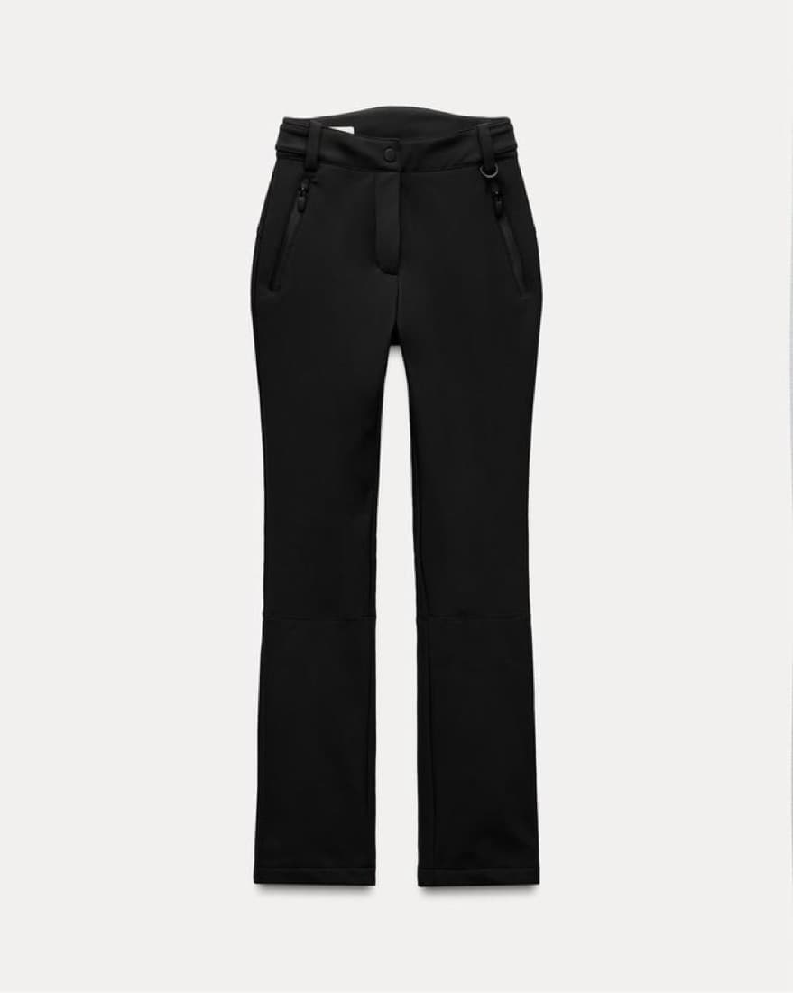 Black Slim Fit Ski Pants from Zara Ski - Image 2