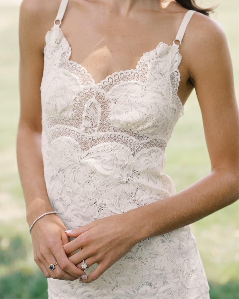 Rabanne Lace Slip Dress - Image 1