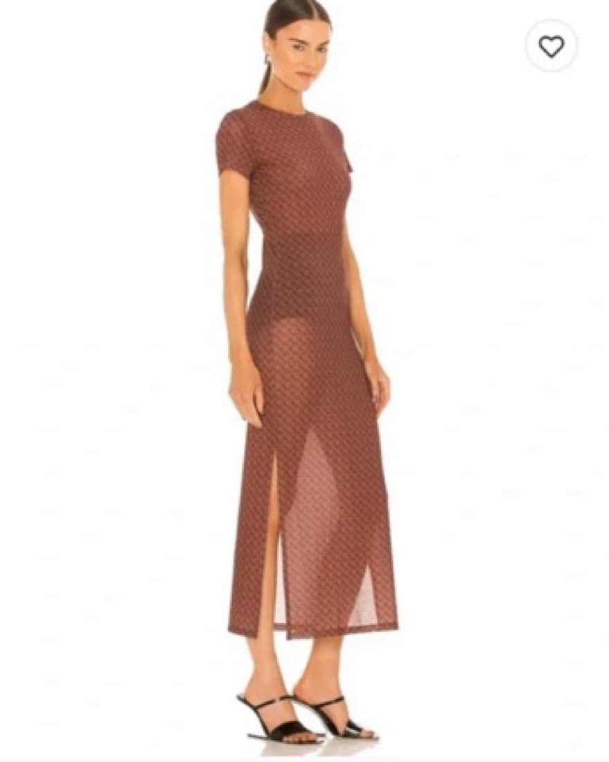 Miaou Sheer Dress Printed - Image 3