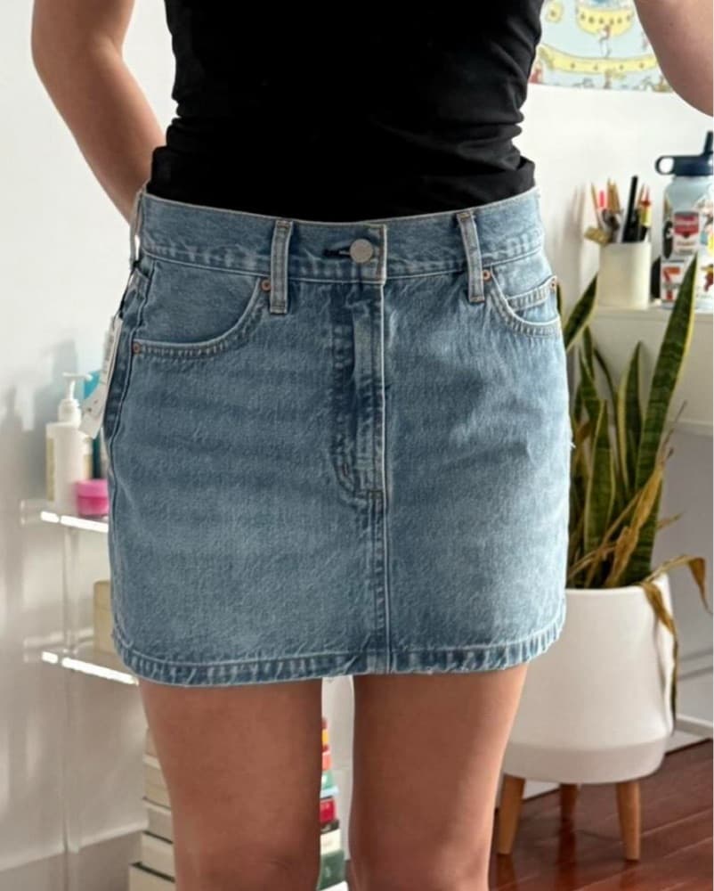Aritzia 90s Ricci Jean skirt - Image 1