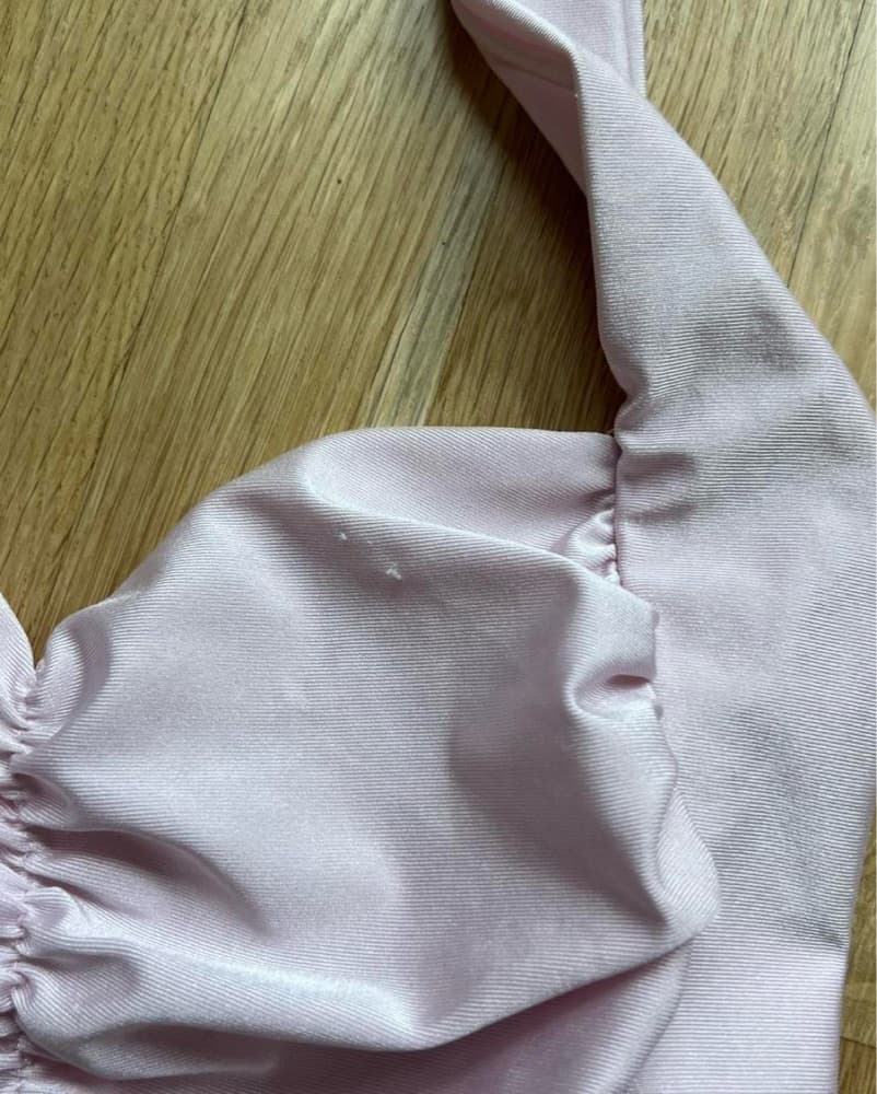 Vintage baby pink playsuit - Image 3