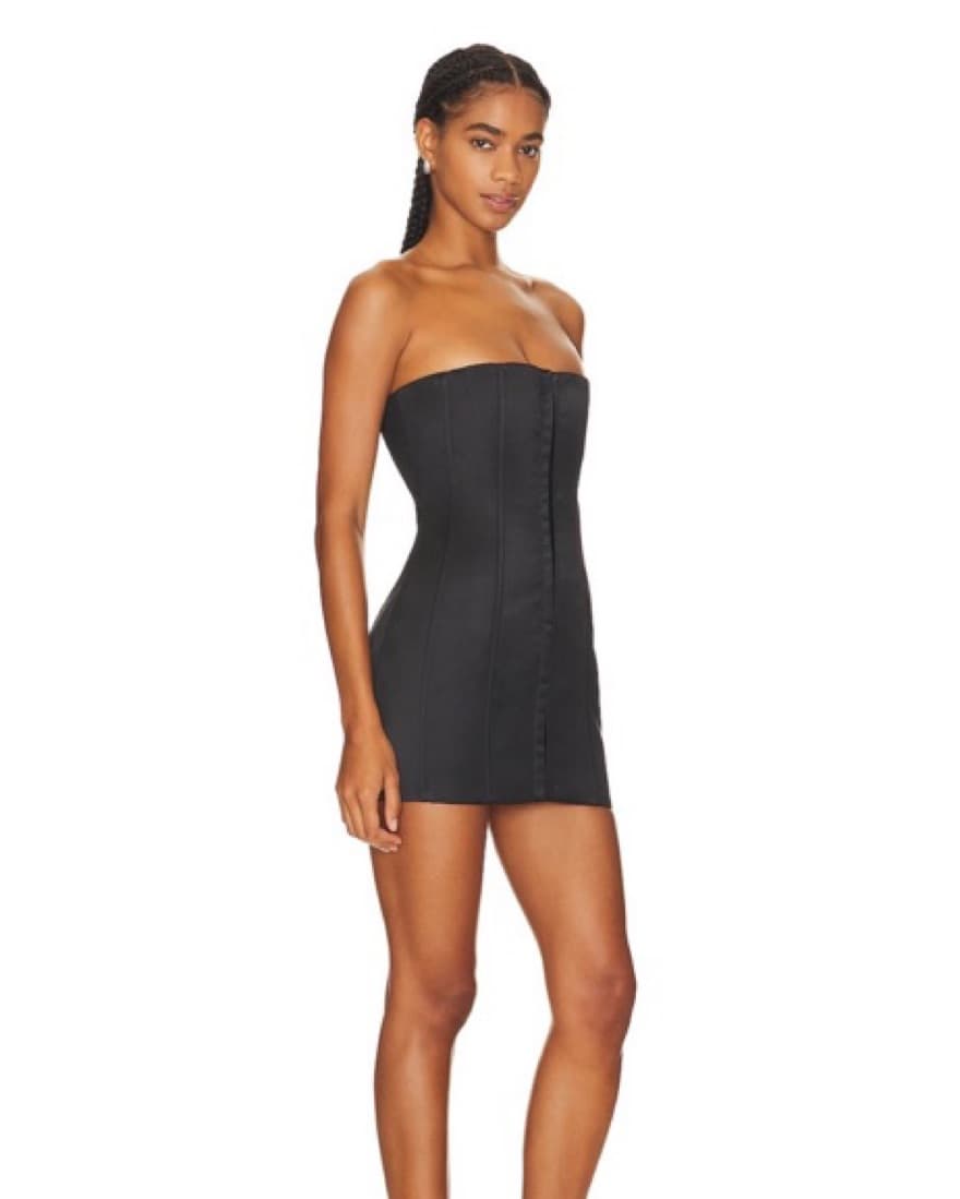 Danielle Guizio Black Corset Dress - Image 2