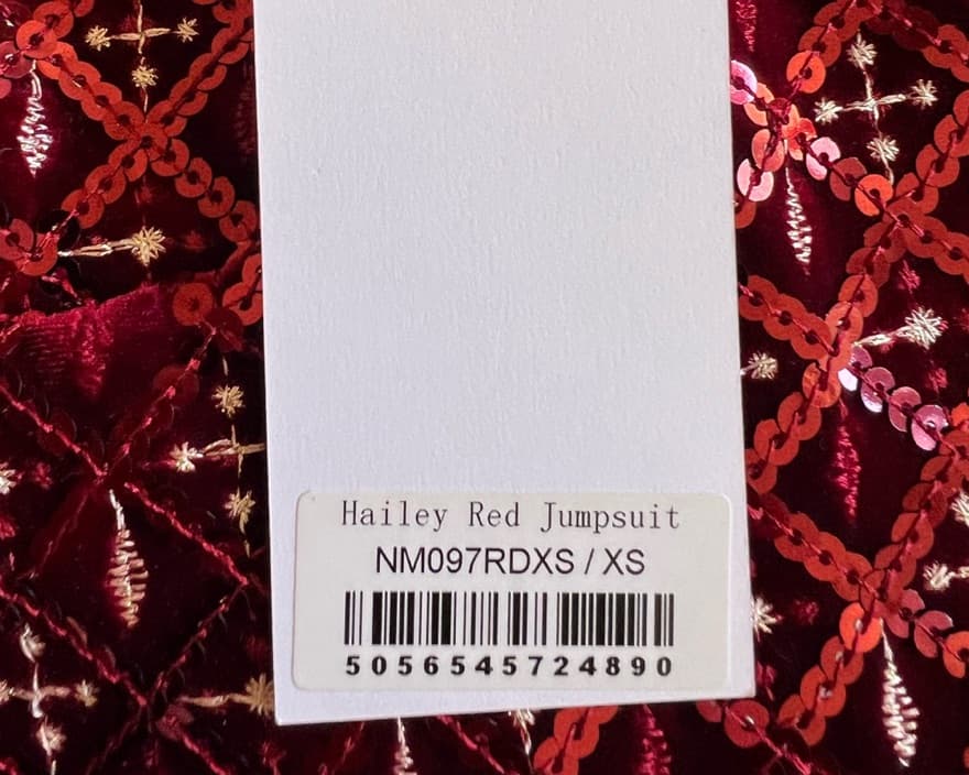 Nadine Merabi Red Hailey Jumpsuit - Image 6