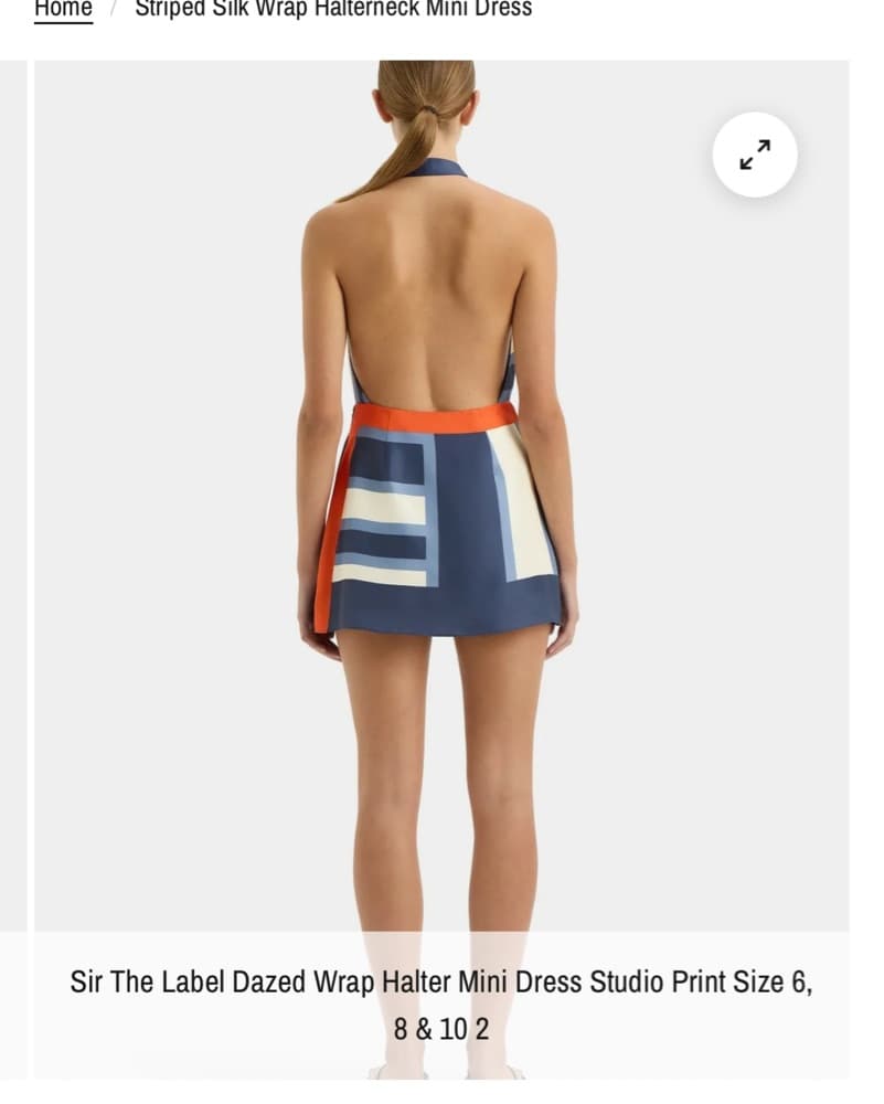 Zoe Sydney Halter Dress  - Image 3