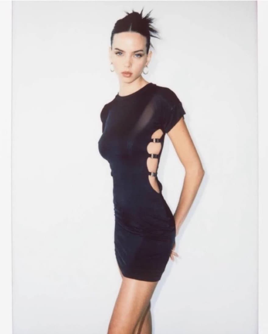 With Jéan Lovers Dress (Black)(S) - Image 3