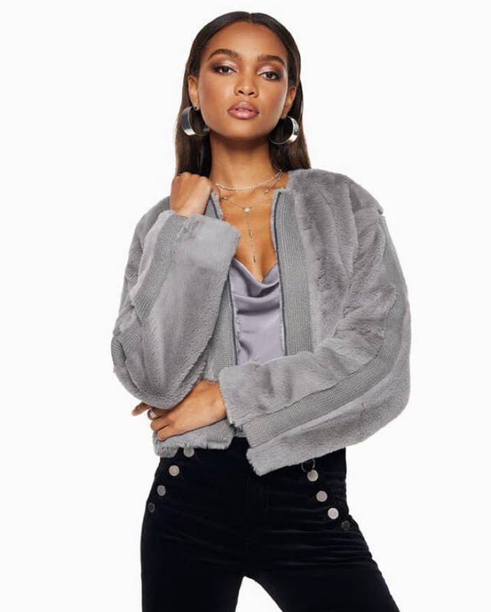 Ramy Brook Paola Jacket Grey/Silver  - Image 2