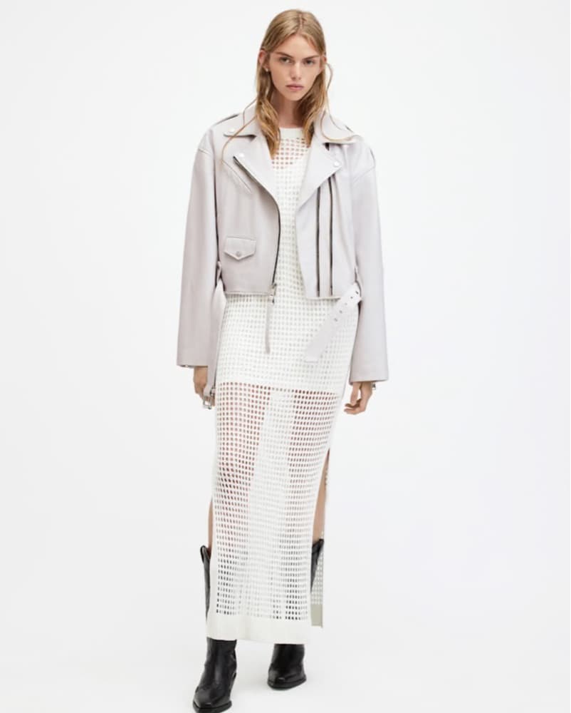 Allsaints Dayle Leather Biker Jacket - Image 4