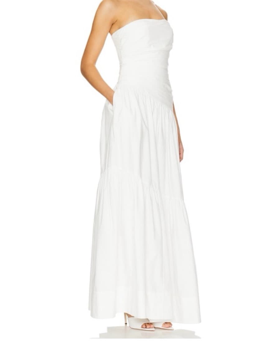 Shona Joy Maiori Ivory Strapless Dress - Image 2