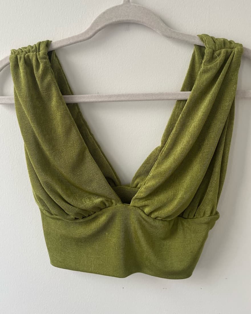 Green Cut Out Top  - Image 2