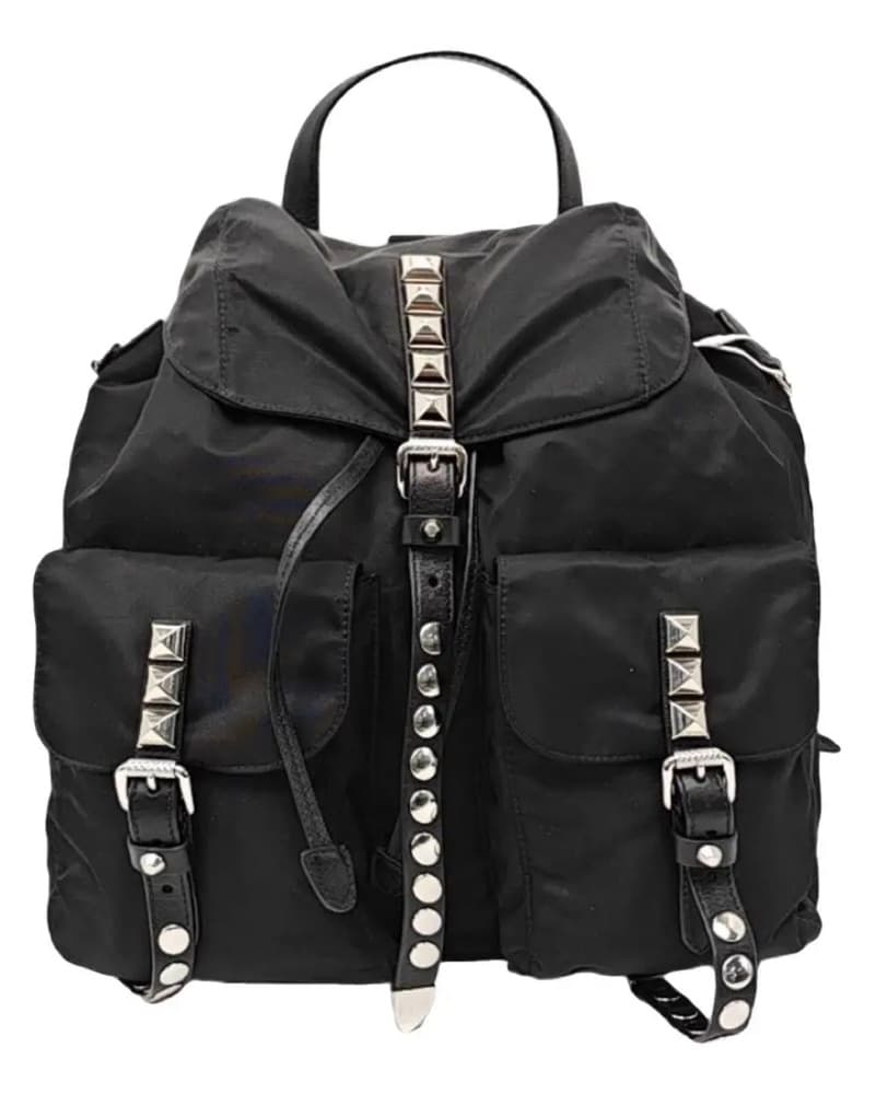Prada Black Nylon Backpack - Image 1