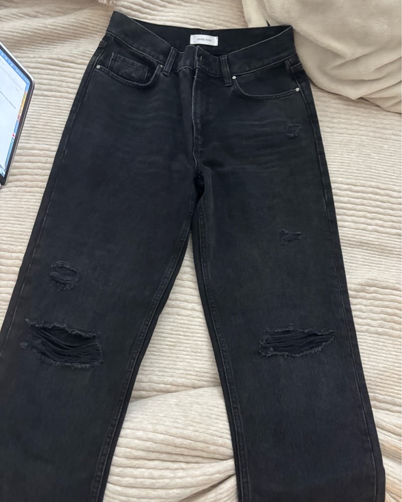 Anine Bing Black Jeans - Image 2