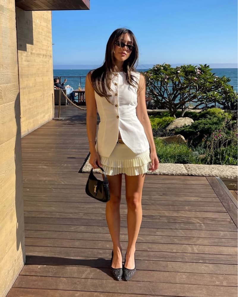 White Linen Top - Image 1