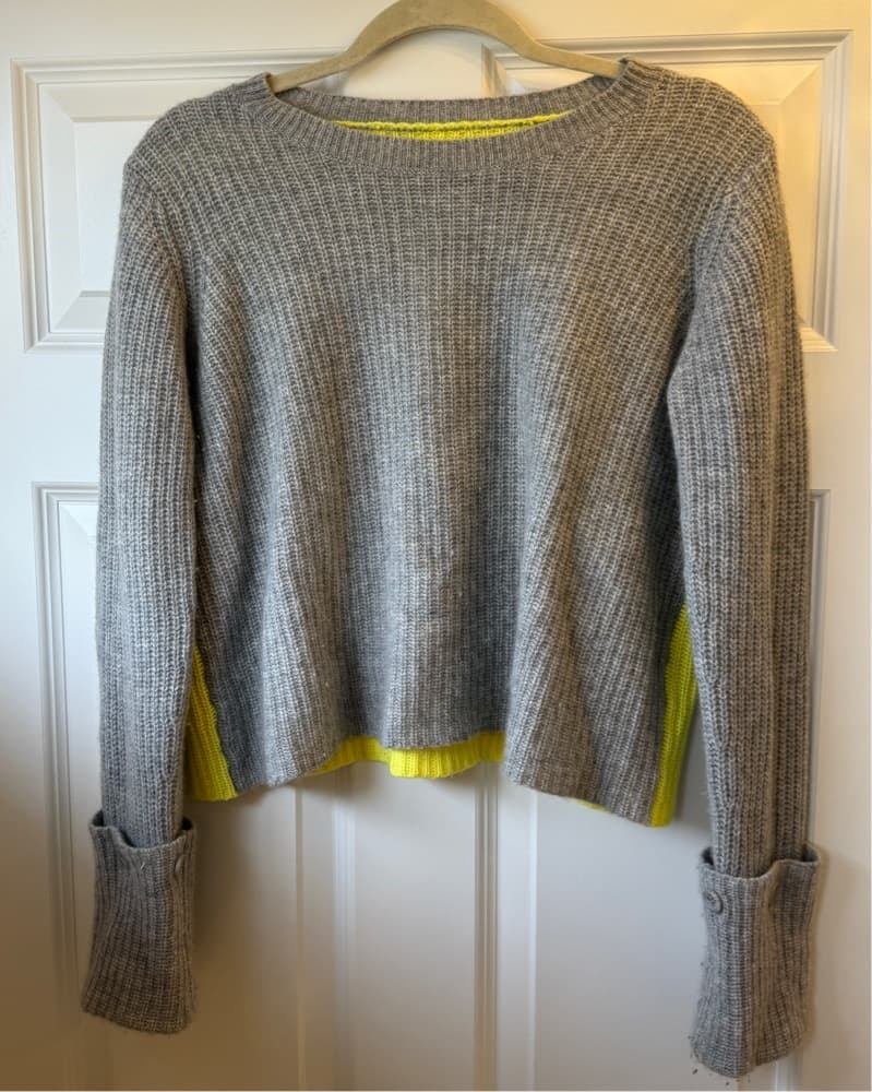 Grey Cashmere Sweater  - Image 1