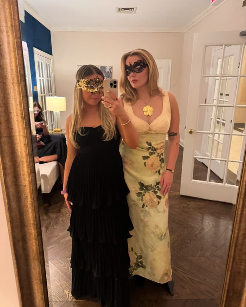 Black Strapless Maxi Dress - Image 2
