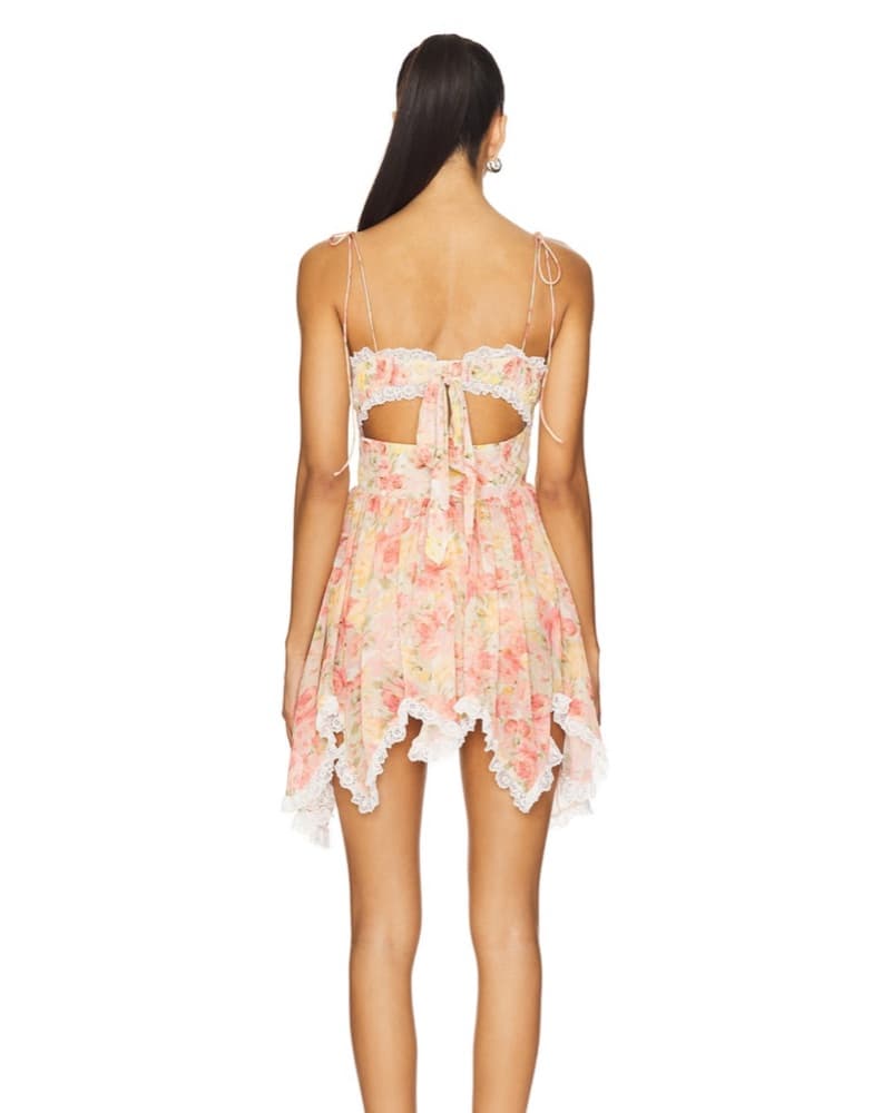 Elea Asymmetrical Mini Dress - Image 5