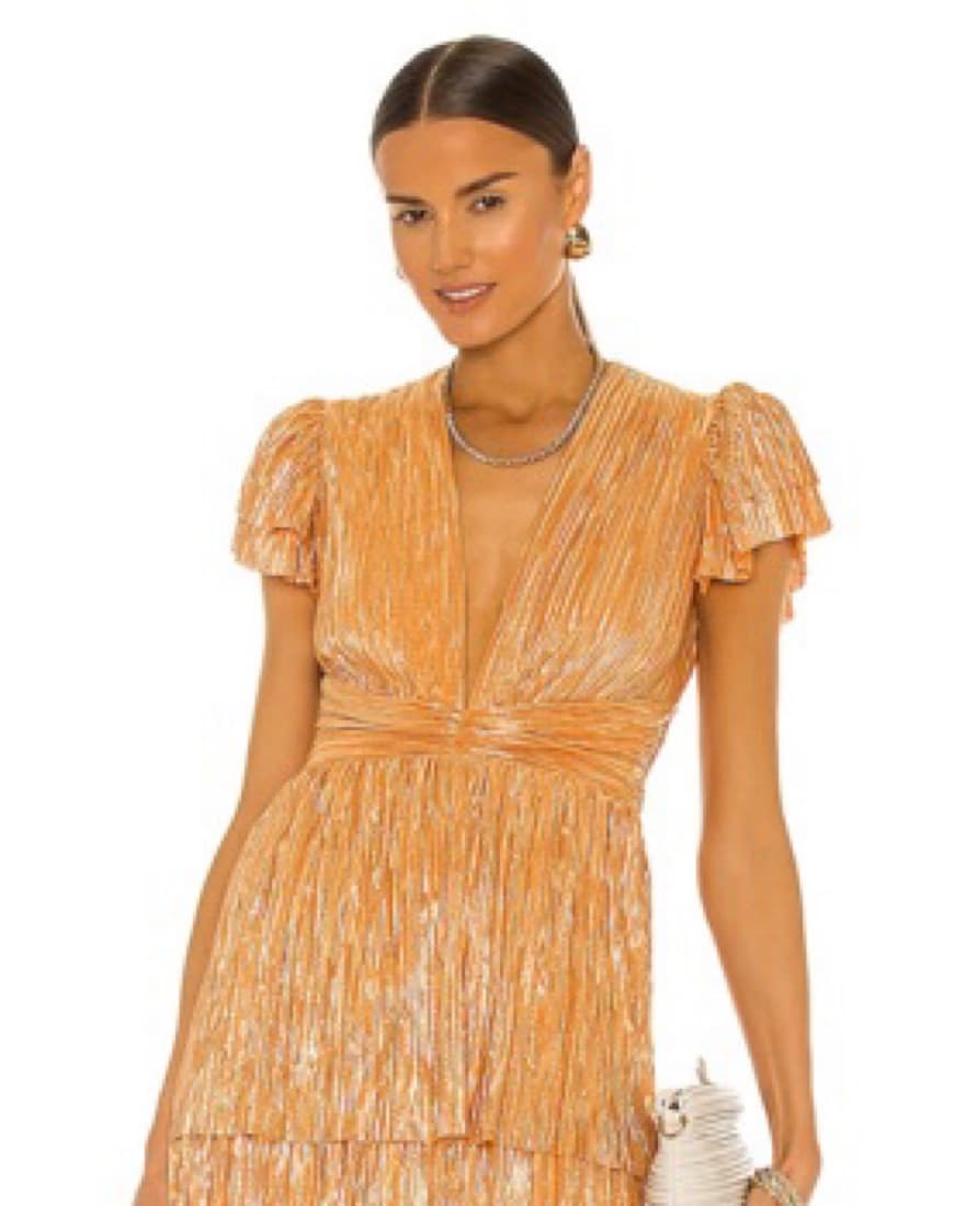 Sabina Musayev Maze Dress in Mandarin - Image 5