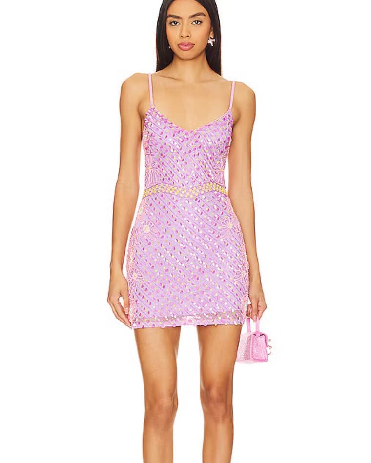 Naya Embellished Mini Dress - Image 1