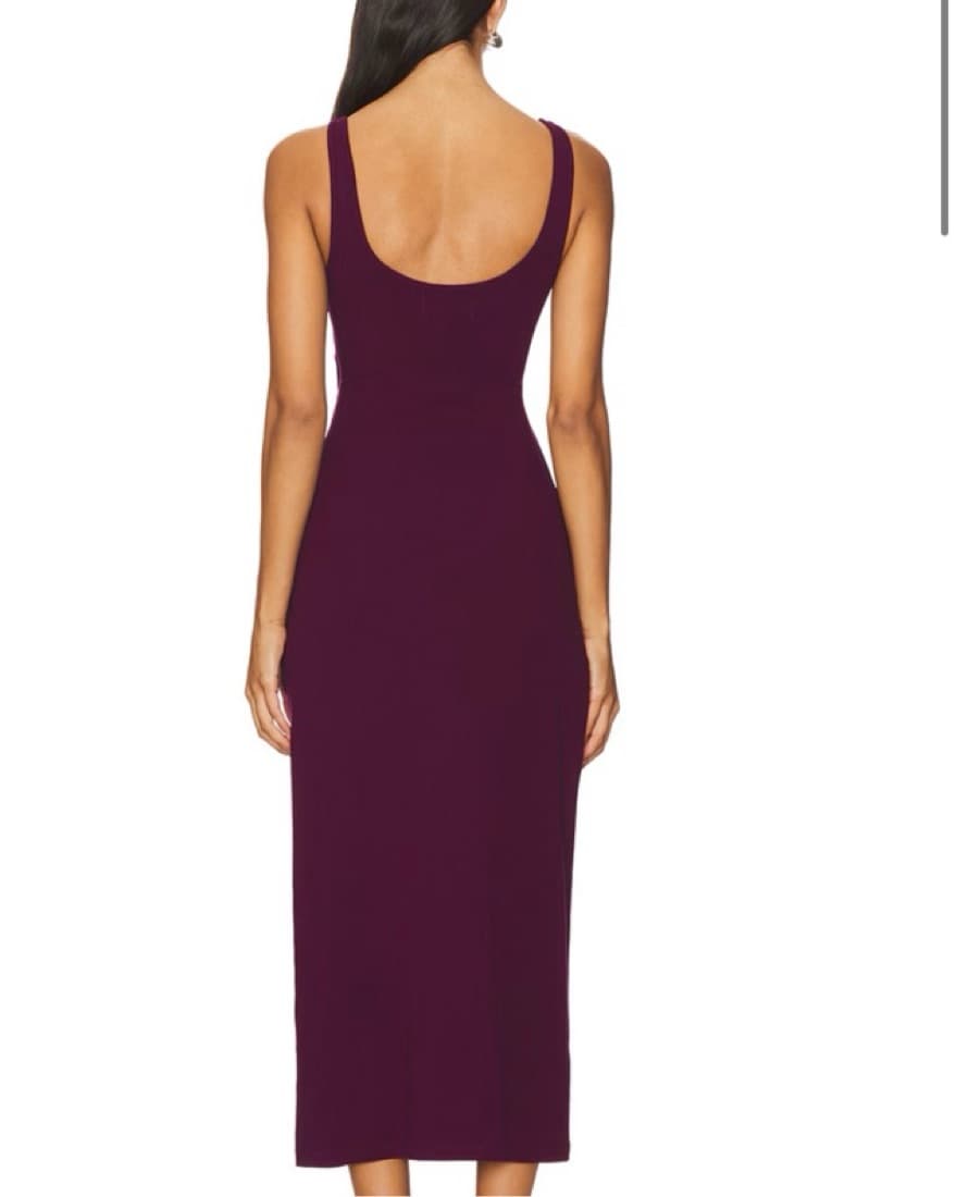 LSPACE Camille Dress In Merlot  - Image 3