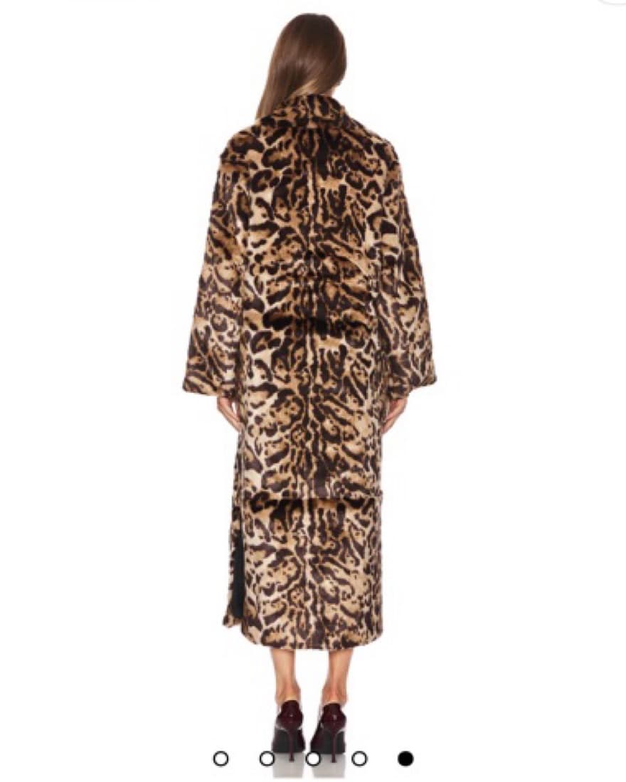 Long Cheetah Fur Coat - Adrenne Landau - Image 6