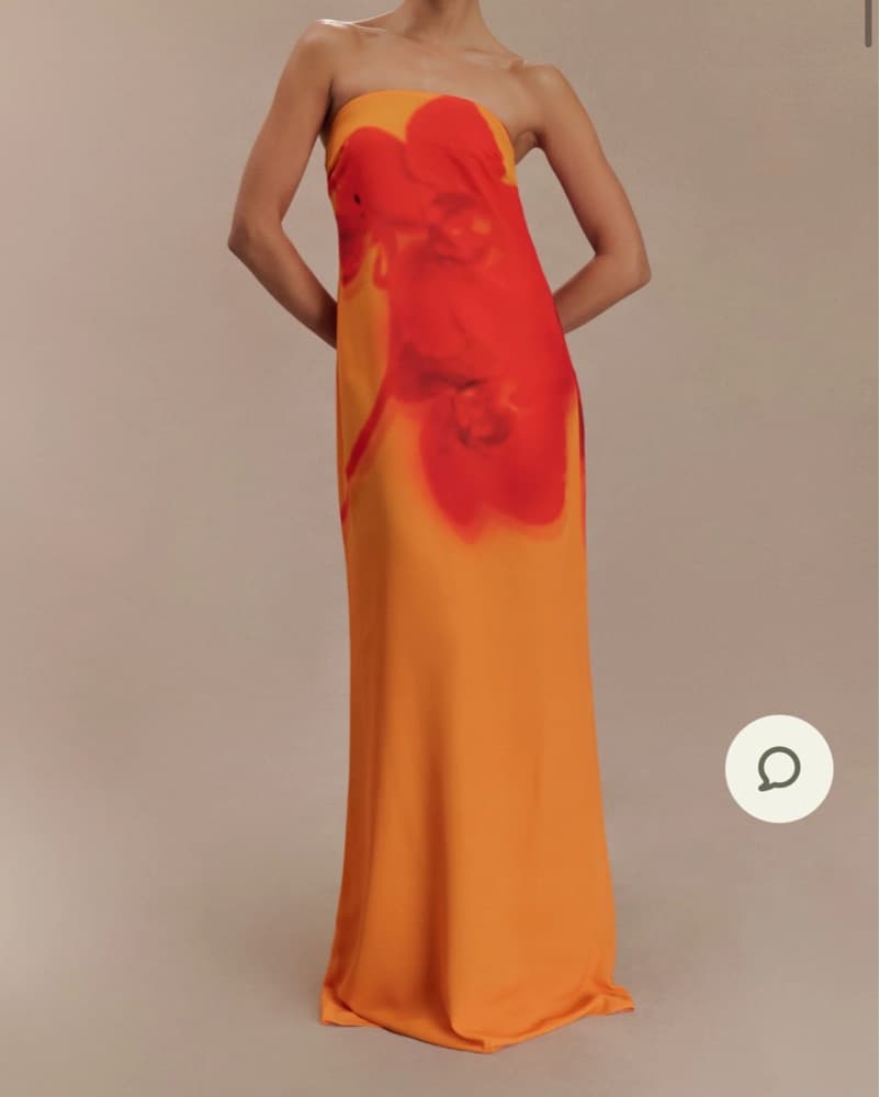 Vibrant Floral Maxi Dress - Image 1