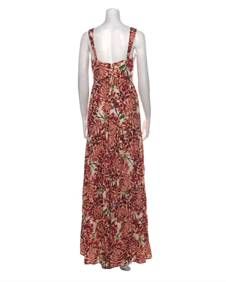 Agua Bendita Floral Print Long Dress   - Image 3