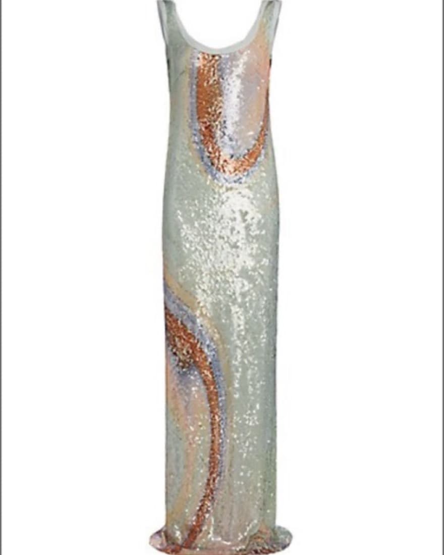Simkhai Marble Sequin Dress - Image 5